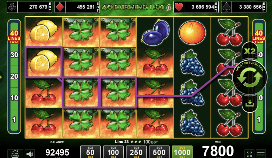 Burning Hot 40 демо Burning Hot 40